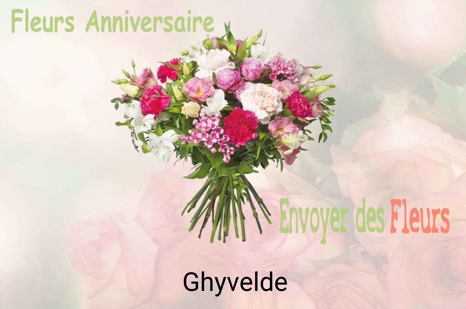 Bouquet de fleurs d’anniversaire livré à Ghyvelde
